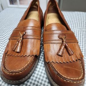 Thom MCan Classic Brown Leather Loafers Women Size 8